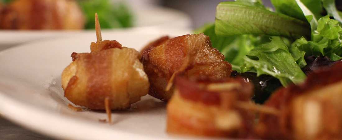 scallops wrapped in bacon